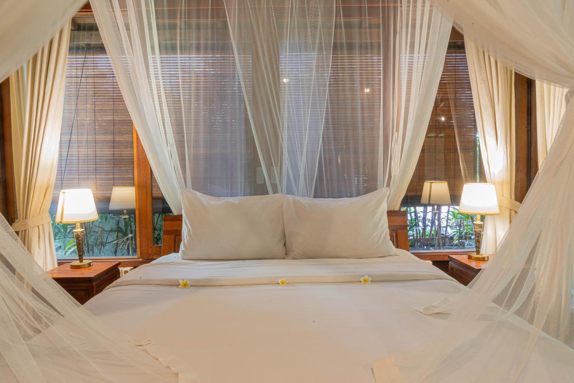 Sari Bamboo Villas Ubud Habitación foto