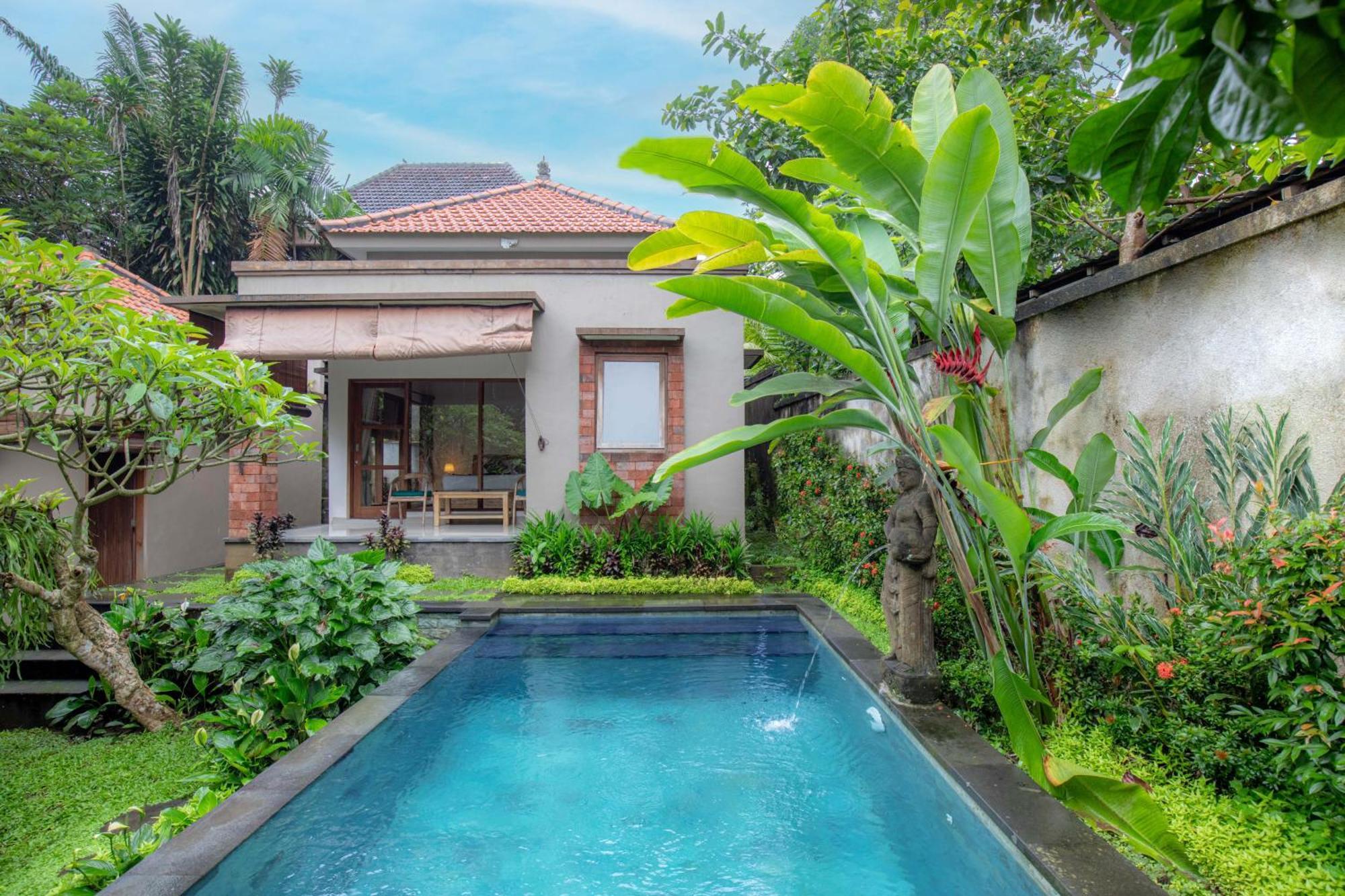 Sari Bamboo Villas Ubud Exterior foto