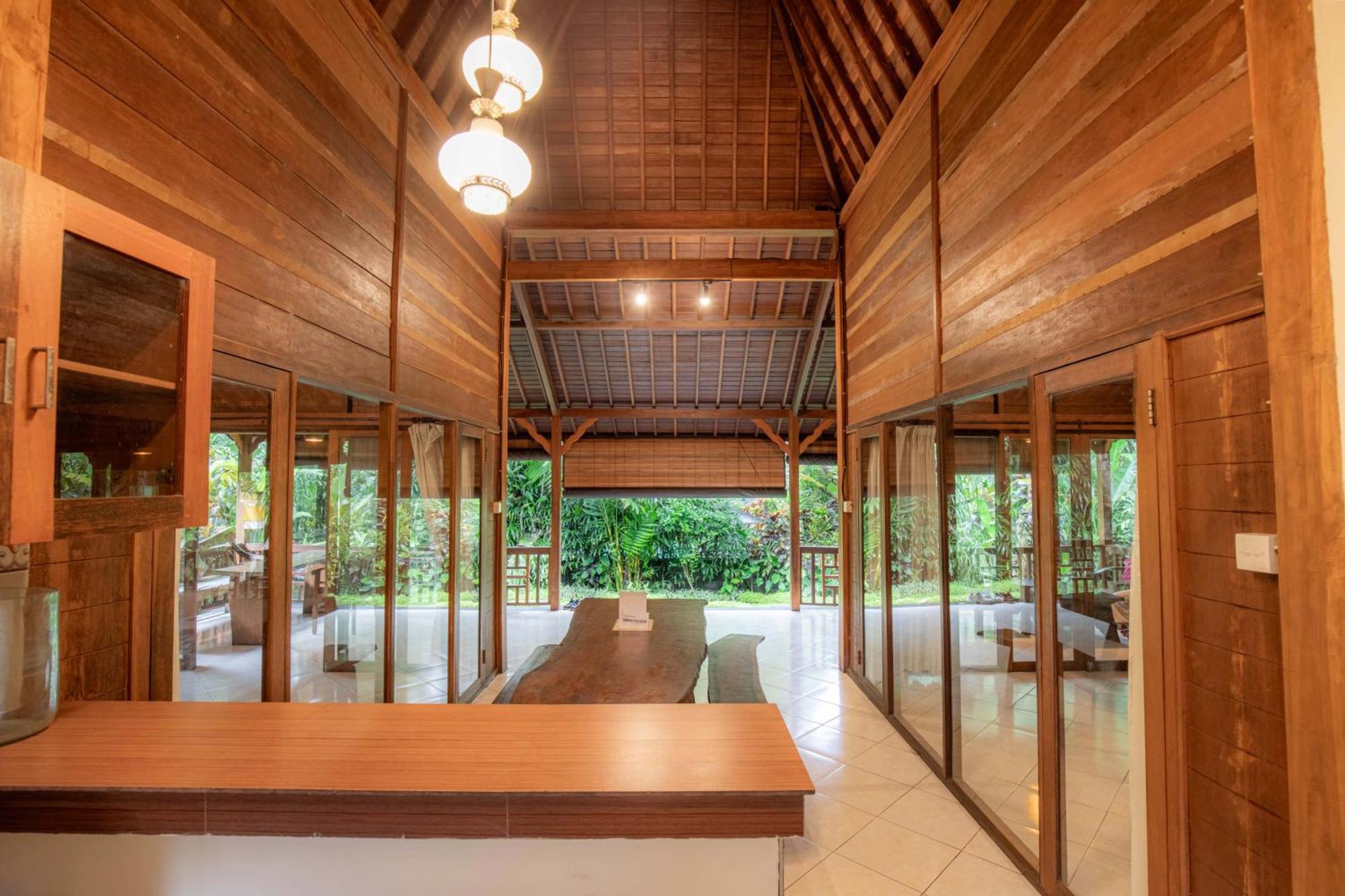 Sari Bamboo Villas Ubud Exterior foto