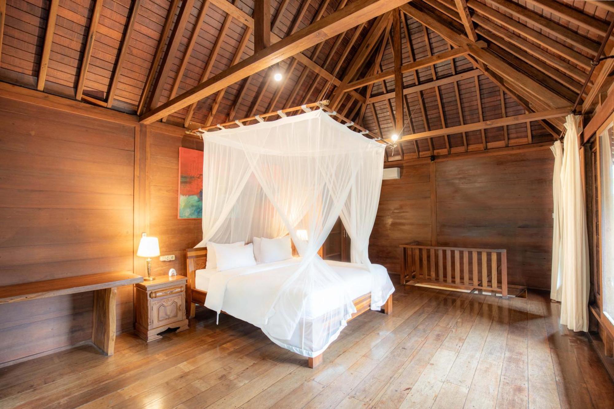 Sari Bamboo Villas Ubud Habitación foto